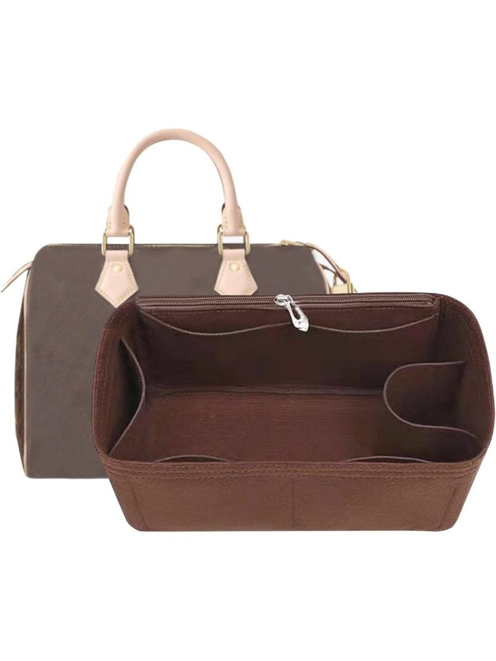 Versatile Purse Organizer Insert for Speedy 30 & Monogram Bags - Tote & Handbag